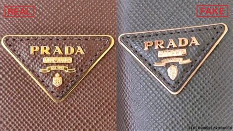 fake vs real prada logo|knock off prada purses handbags.